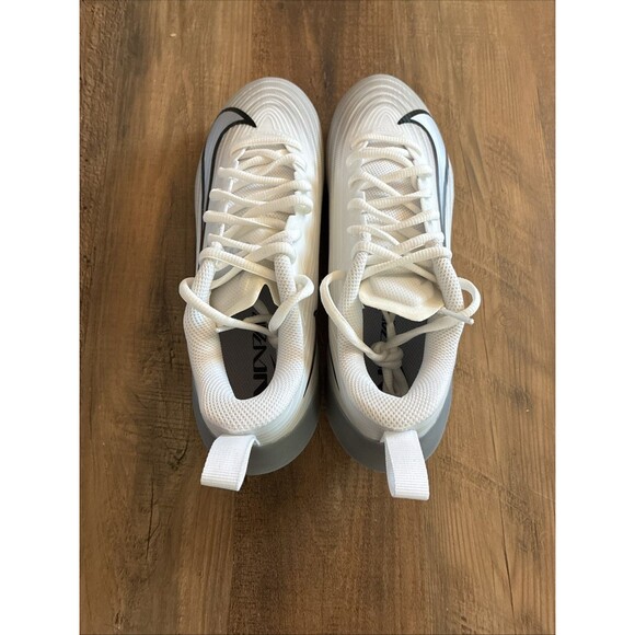 Nike Vapor Speed 3 White Silver Men Size 8 Football Cleats FB3303-100 New - Picture 4 of 6